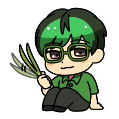 [LINEスタンプ] ねぎニキ