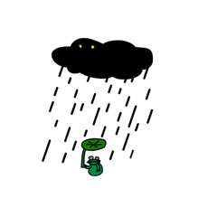 [LINEスタンプ] かえるは帰る