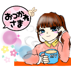 [LINEスタンプ] 朧半月