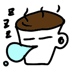 [LINEスタンプ] 一杯のコーヒー太郎