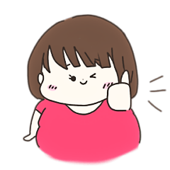 [LINEスタンプ] ぽっちゃりあーちゃん