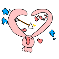 [LINEスタンプ] うさぎのうるる。