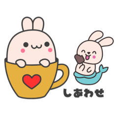 [LINEスタンプ] うさぎとウサギの日常