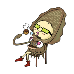 [LINEスタンプ] イカ男。