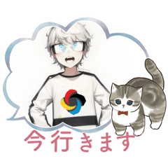 [LINEスタンプ] v50Service mascot character stamp ™︎①