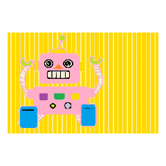 [LINEスタンプ] ハッピーロボット