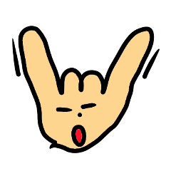 [LINEスタンプ] 開いた手のひら太郎