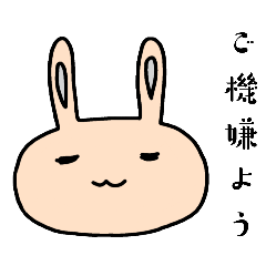 [LINEスタンプ] ゆるうさが話す丁寧な言葉