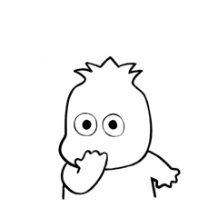 [LINEスタンプ] 天使のポーモくん