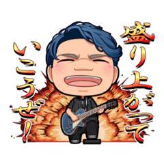 [LINEスタンプ] 天下の近藤ちょっと森田 ライブ＆卓球ver.