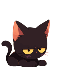 [LINEスタンプ] 黒猫 魅惑のアニメーションスタンプの画像（メイン）