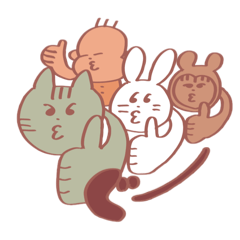 [LINEスタンプ] Gutsu2friends-ぐつぐつふれんず-