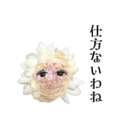 [LINEスタンプ] 優しい菊の女神様