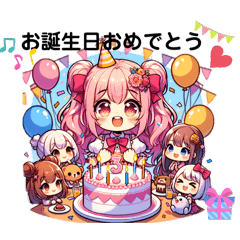 [LINEスタンプ] Saraちゃんスタンプの日常編 7