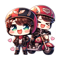 [LINEスタンプ] バイク乗ろうぜ！！！