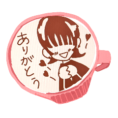 [LINEスタンプ] カフェ＆ガーリー