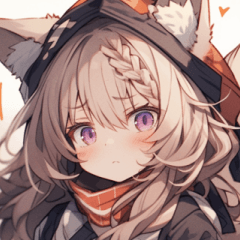 [LINEスタンプ] [かわいい]猫の女の子1
