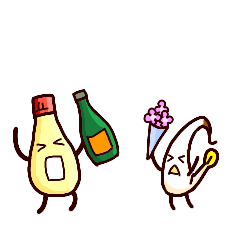 [LINEスタンプ] マヨネーズマンミニ マヨもや