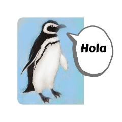 [LINEスタンプ] アルゼンチンタンゴ好きなペンギンと鳥たち