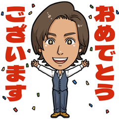 [LINEスタンプ] 投資家JACKがよく使う基本挨拶編