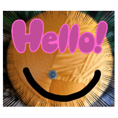 [LINEスタンプ] Orange Hello ①