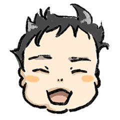 [LINEスタンプ] 毛量の多い赤ちゃん