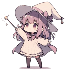 [LINEスタンプ] ちいさな魔女さんの日常