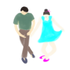 [LINEスタンプ] 踊りたいひと