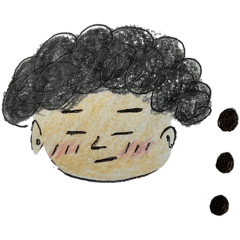 [LINEスタンプ] 天パのクルッパーくん