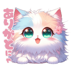 [LINEスタンプ] パステルカラーのかわいい子猫(ねこ語ver)2