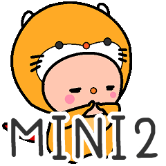 [LINEスタンプ] 似たものフレンズ、ミニ2