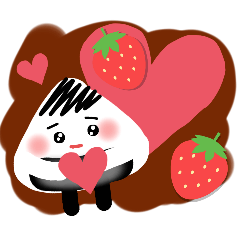 [LINEスタンプ] おにぎりくんの毎日カラフルスタンプ❤