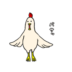 [LINEスタンプ] ニワトリのなかのニワトリ