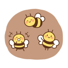 [LINEスタンプ] 超ちいさいミツバチ