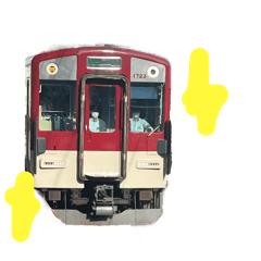 [LINEスタンプ] 赤い電車たちのLINEスタンプ