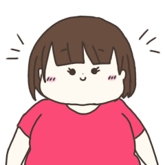 [LINEスタンプ] ぽっちゃりあーちゃん！