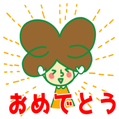 [LINEスタンプ] クローバーちゃん 日常会話