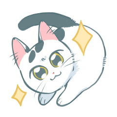 [LINEスタンプ] ぶち猫ふぅ