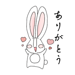 [LINEスタンプ] 手書き風うさピー Part2