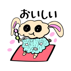 [LINEスタンプ] ささぎさん【お花見スタイル】