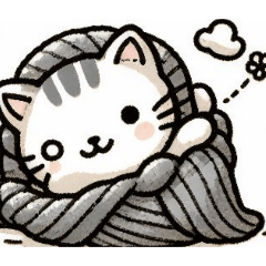 [LINEスタンプ] 癒やされる猫