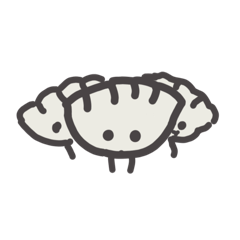 [LINEスタンプ] ひとくち餃子ブラザーズ