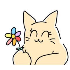 [LINEスタンプ] 放し飼いネコと動物たち 〜休みの日〜