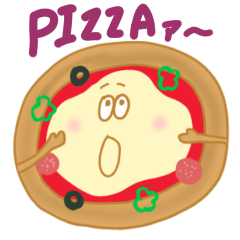 [LINEスタンプ] Hi！ Mr.PIZZA