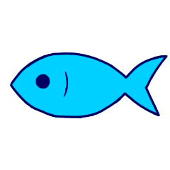 [LINEスタンプ] 灰色の猫と魚