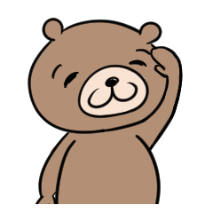 [LINEスタンプ] クマと温泉