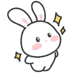 [LINEスタンプ] かわいいうさぎのソルギです