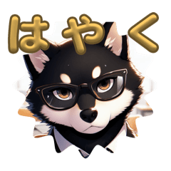 [LINEスタンプ] 3色柴ちゃんズ