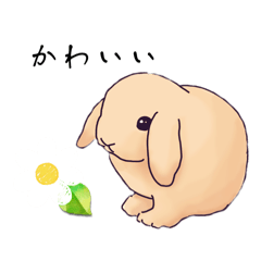 [LINEスタンプ] うさうさたち