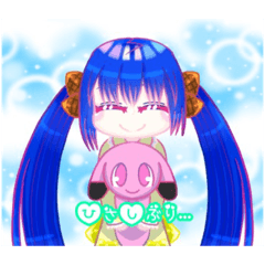 [LINEスタンプ] ORANGE可愛いメンヘラちびキャラ